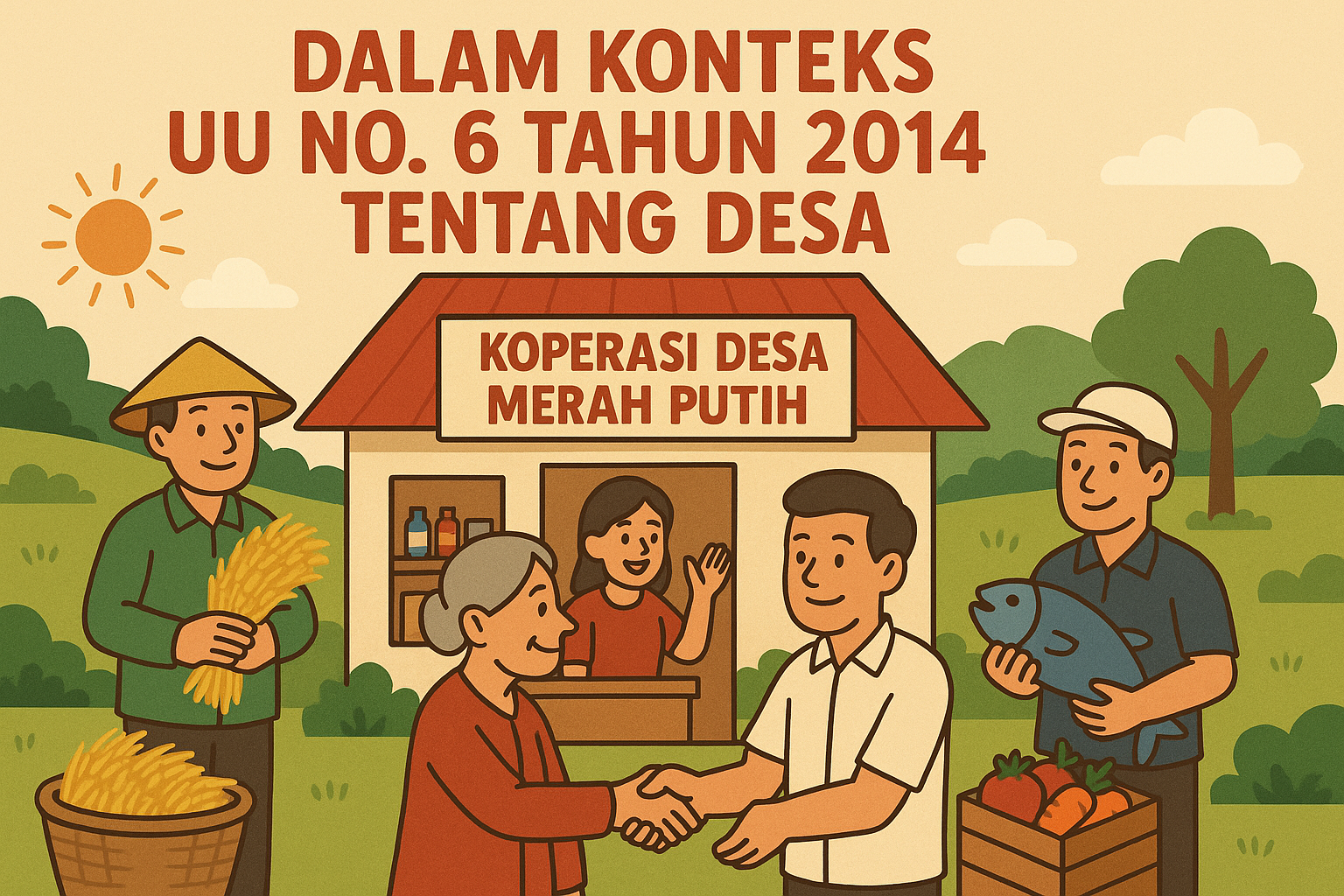 Koperasi Desa Merah Putih dalam Konteks UU No. 6 Tahun 2014 tentang Desa
